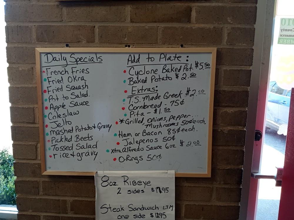 Cyclone Drive-In Restaurant Menu image 3